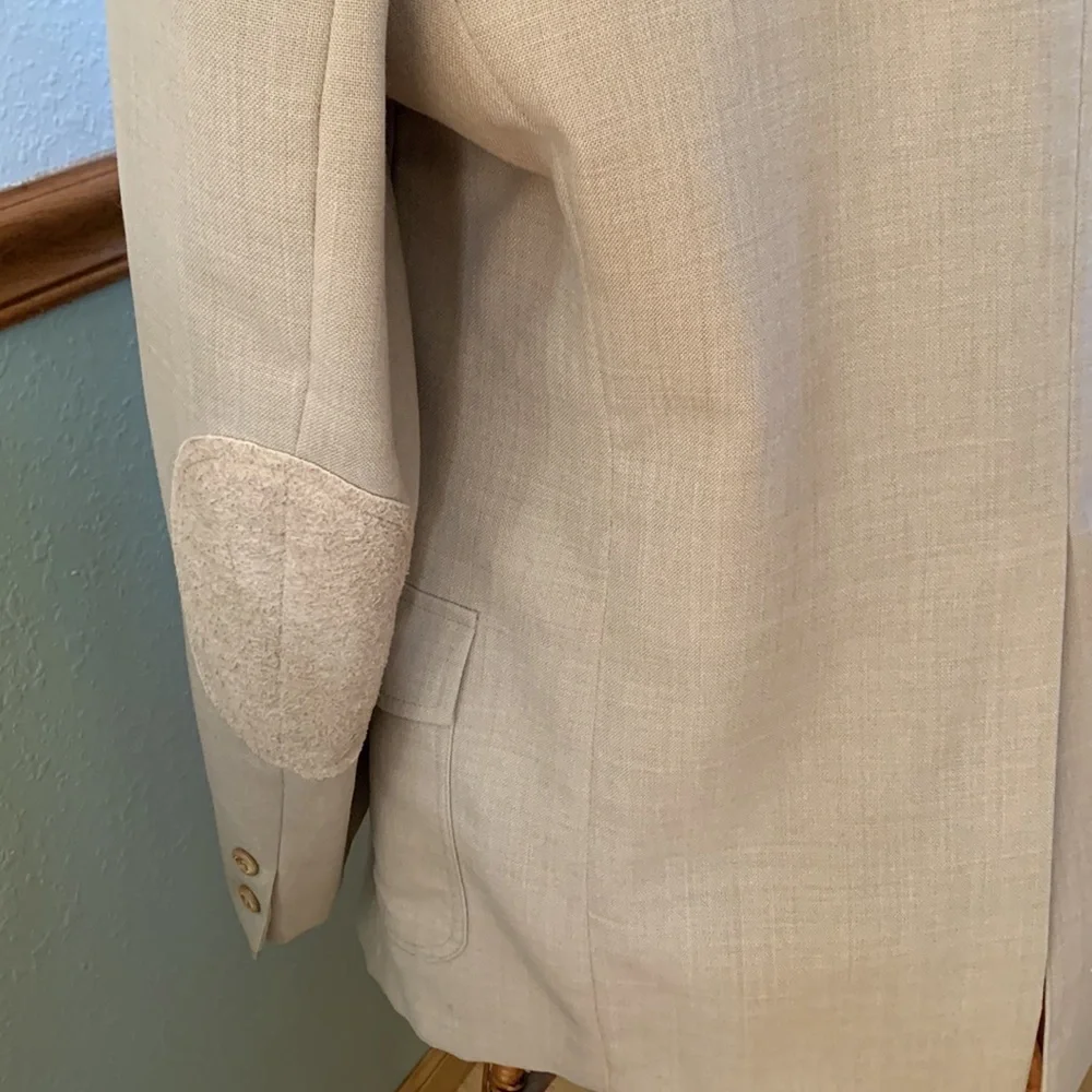 Vintage Pen West Pendleton Western Blazer Suede Elbow Patches size 46L - Picture 7 of 11